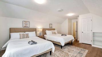 7 bedrooms, iron/ironing board, travel crib, WiFi