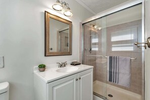 Shower, hair dryer