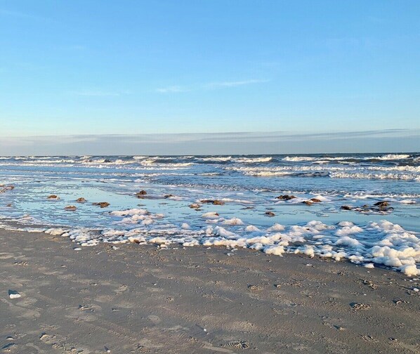 Liegestühle, Strandtücher