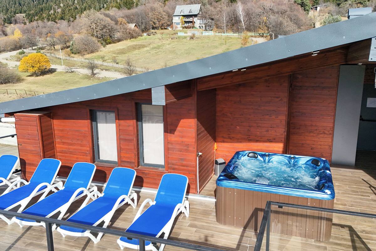 Penthouse Premier, vista a la montaña | Terraza o patio