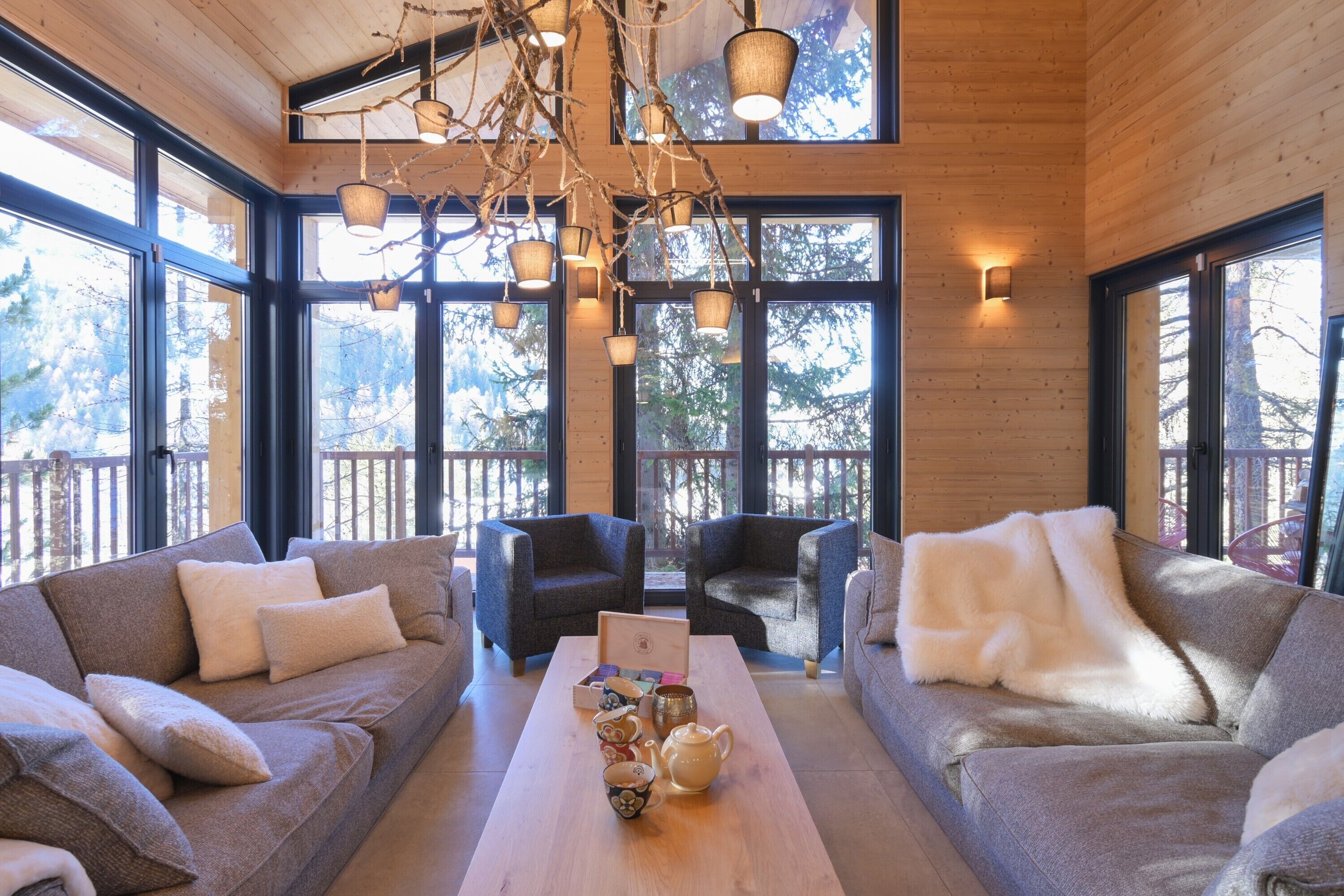 Télévision, cheminée, lecteur de DVD