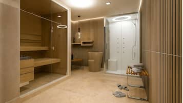 Sauna, steam room
