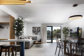 Living area - Villa Pipina, a tranquil retreat near a traditional village (Rethymno)