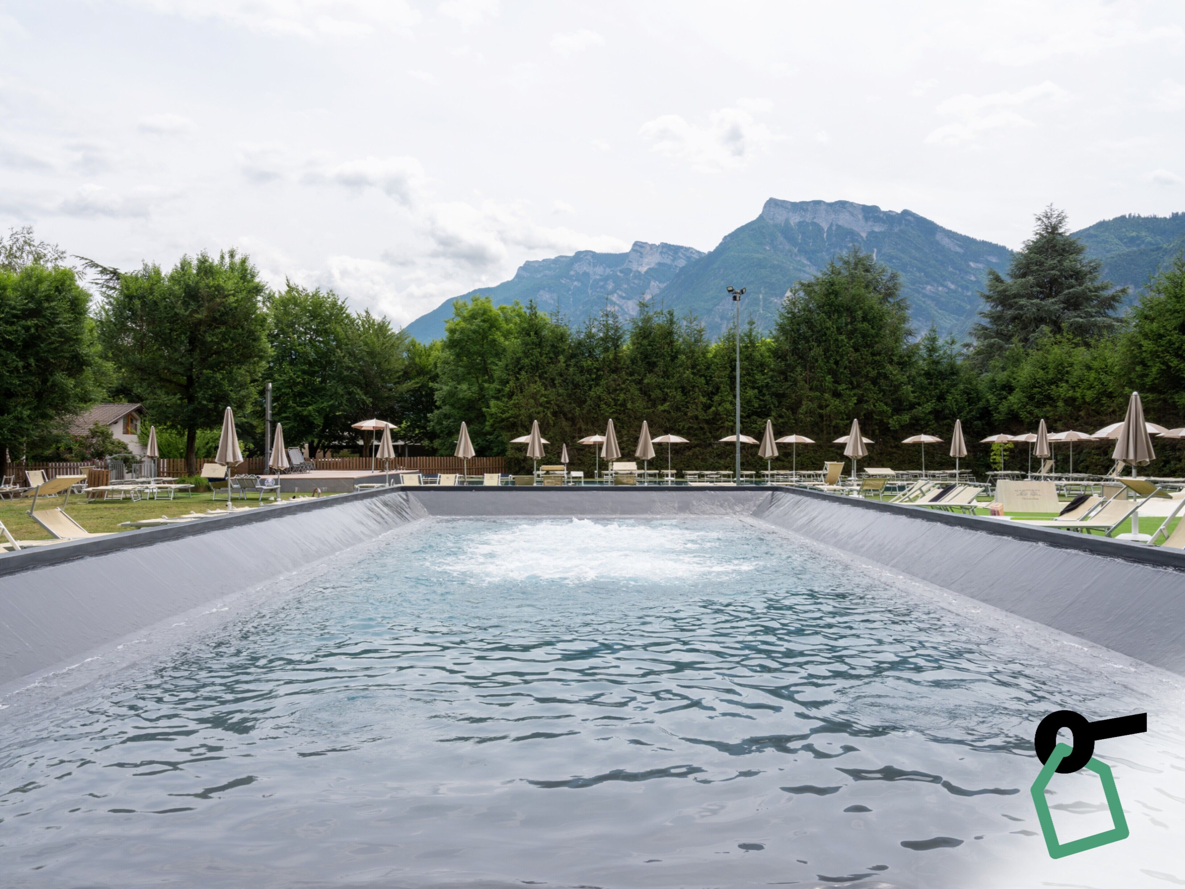 Seasonal outdoor pool