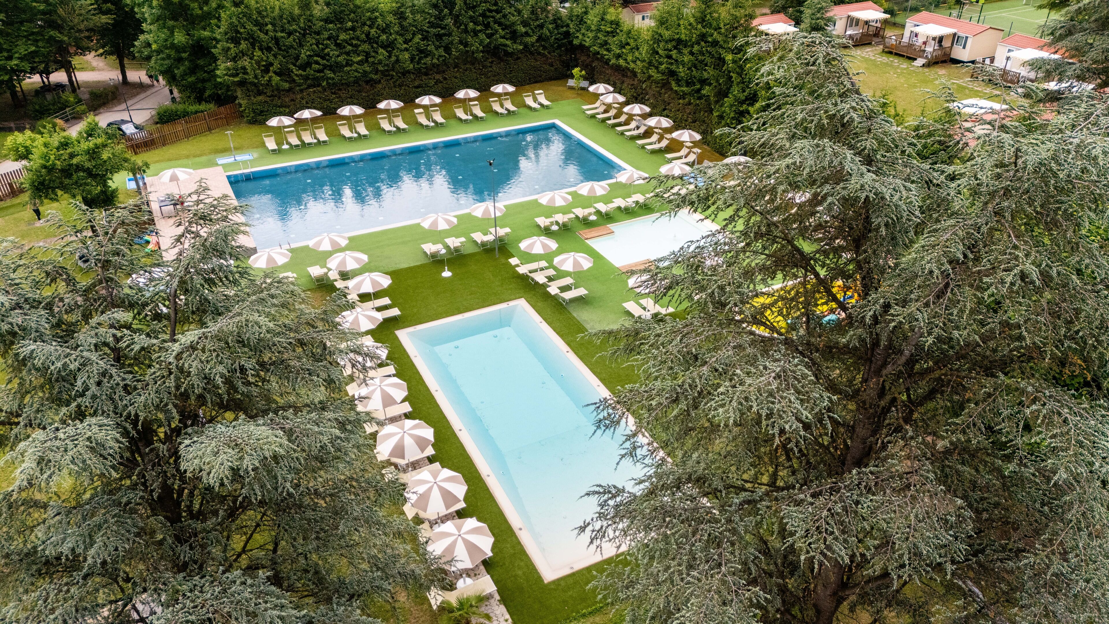 Seasonal outdoor pool