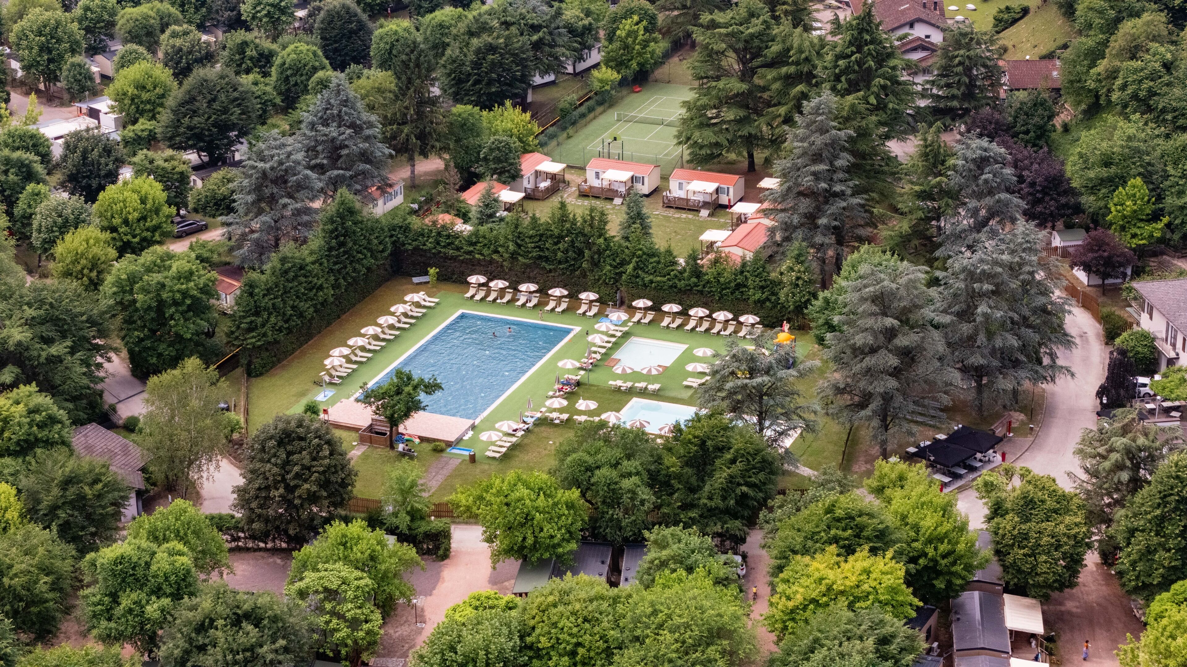 Seasonal outdoor pool