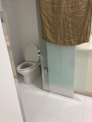 Secador de pelo, toallas, jabón y papel higiénico