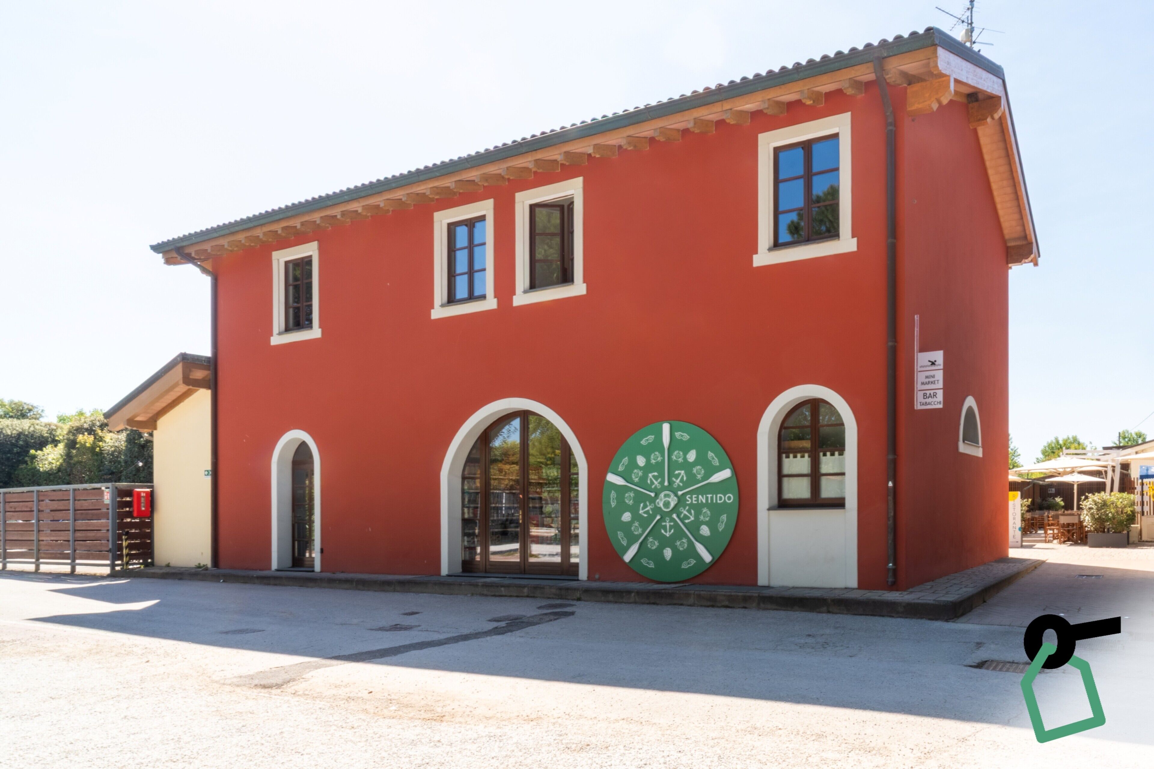 Façade de l’hébergement