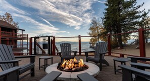 Terrace/patio - 2BR Where the Pines Whisper & Water Shimmers (Tahoe Vista)