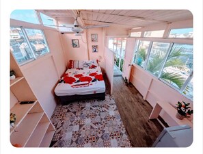 1 غرفة نوم وواي فاي وملاءات أسرّة