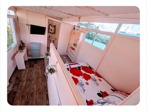 1 غرفة نوم وواي فاي وملاءات أسرّة