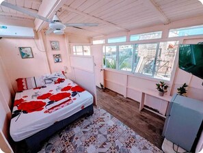 1 غرفة نوم وواي فاي وملاءات أسرّة