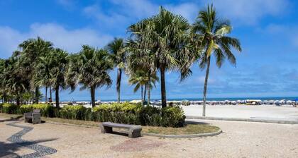 Apto com Ar-condicionado e Churrasqueira Privativa