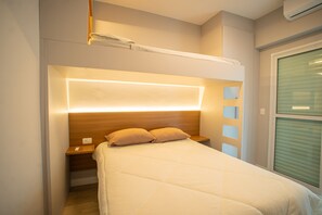 Apartment - Apto com Ar-condicionado e Churrasqueira Privativa (Praia Grande)