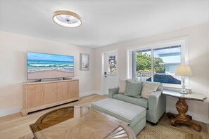 Maison, plusieurs lits (Villa Bleu) | Coin séjour