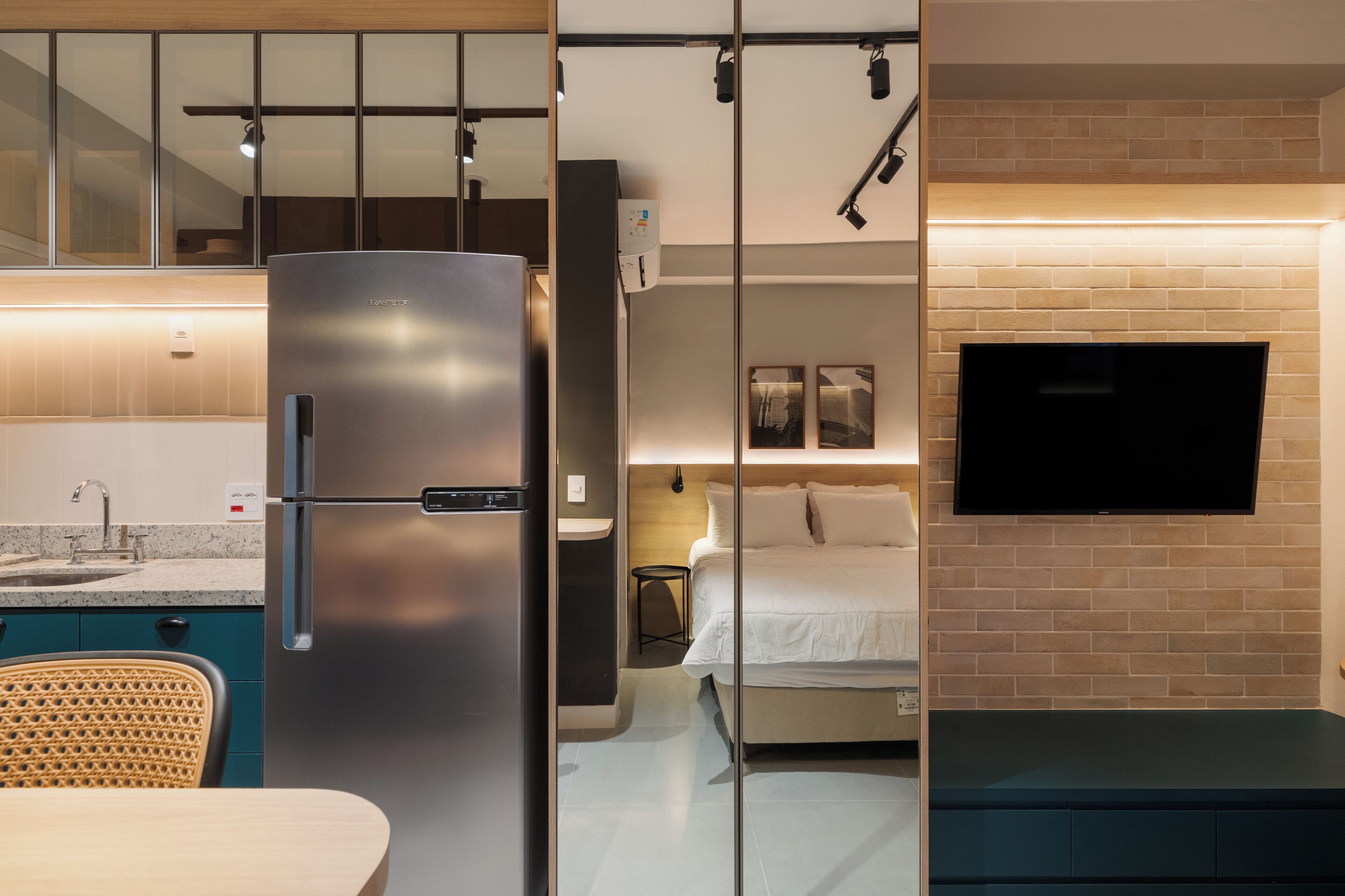 Departamento, vista a la ciudad | Cocina privada