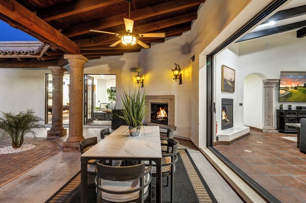 Outdoor dining