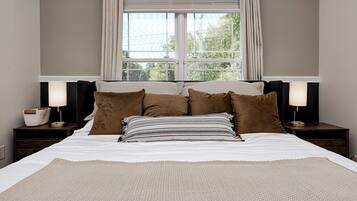 5 室のベッドルーム、アイロン / アイロン台、WiFi、ベッドシーツ