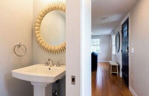 Towels, soap, toilet paper