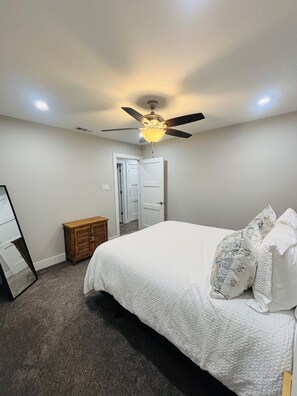 3 bedrooms, iron/ironing board, travel cot, WiFi