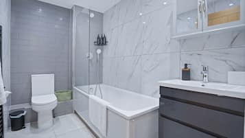 Shower, hair dryer