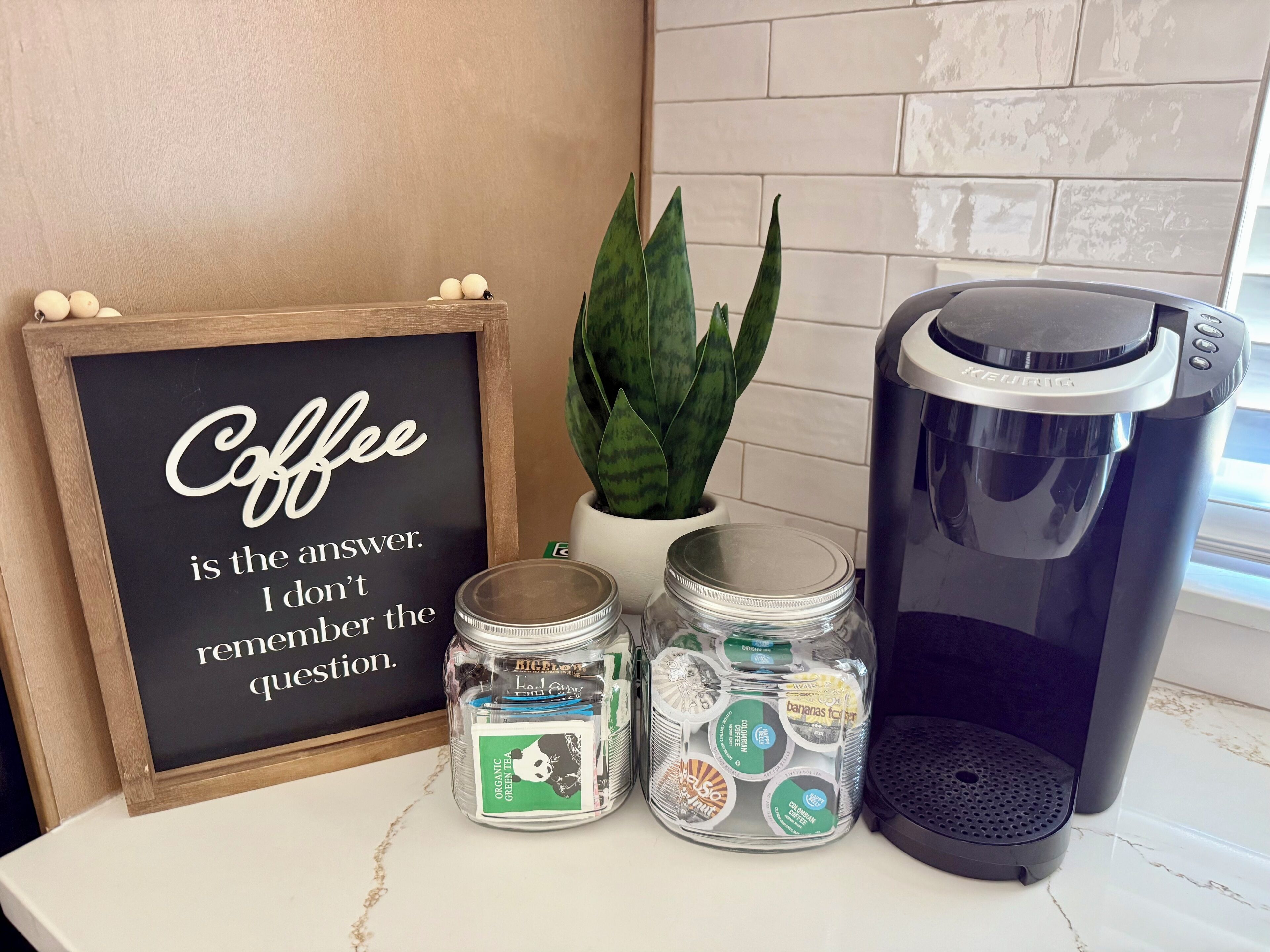 Kaffe og/eller kaffemaskine