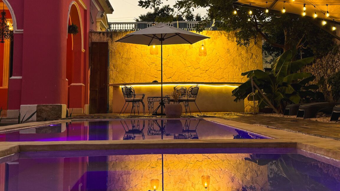 Alberca al aire libre 