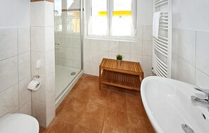 Shower - Amazing apartment in Röbel with house a panoramic view (Röbel)