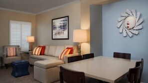 TV - 2 Bedroom Ocean Front at Marriott's Barony Beach Club (Hilton Head Island)