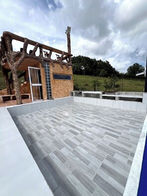 Terrace/patio - Casa Horizonte | Piscina, Zona social, Vista Lago (Darien)