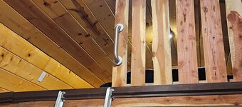 Cabin 2 is aLovely 2-bedroom loft cabin with AC heat outside charming Fair Play