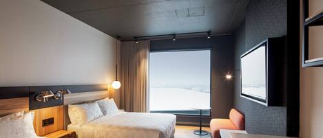 Habitación estándar doble, 2 camas de matrimonio | Escritorio, cortinas opacas, sistema de insonorización