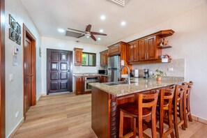 Fridge, microwave, oven, stovetop - Newly Renovated Ocean View Condo (Tamarindo)