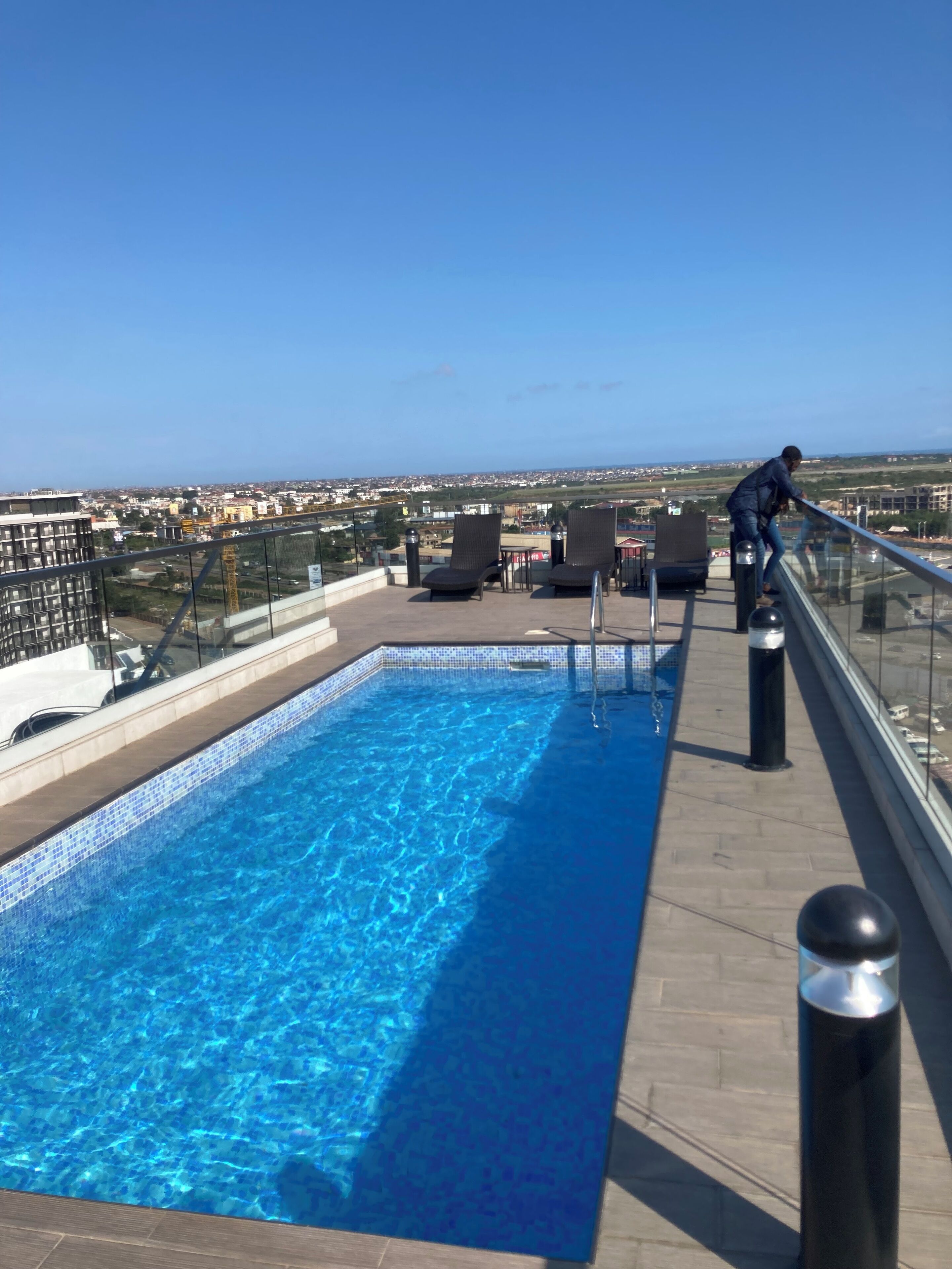 3 outdoor pools, lifeguards on site