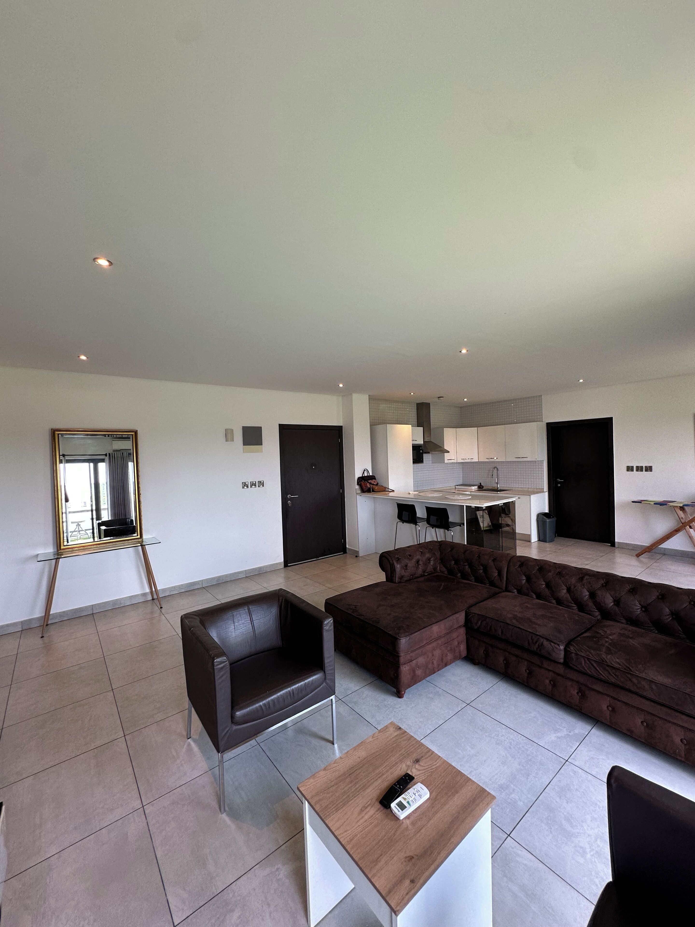 Luxury Suite, 2 Bedrooms, Pets Allowed, City View | Living area | 50-inch Smart TV with satellite channels, Netflix, streaming services