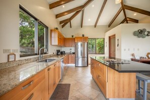 Fridge, microwave, oven, stovetop - Casa de la Promesa, Luxurious Retreat with Pool (Potrero)