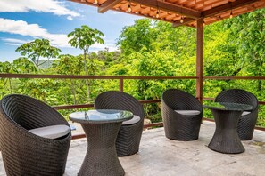 Terrace/patio - Serene Mar Azul Zen Villa w/ Pool & Yoga Platform (Huacas)