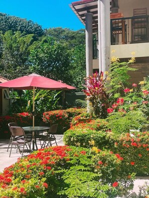 Outdoor dining - Villa Jazmin 102, Walk to Playa Potrero Beach! (Potrero)