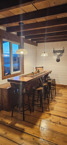 Hidden Valley Cabin, nestled along the Pembina River