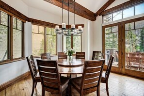 Dining - Grand 5BR Townhome | Near Ski Lift + Spa & Hot Tub (Vail)