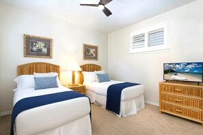 2 bedrooms, iron/ironing board, travel cot, WiFi