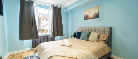 2 habitaciones, internet y ropa de cama