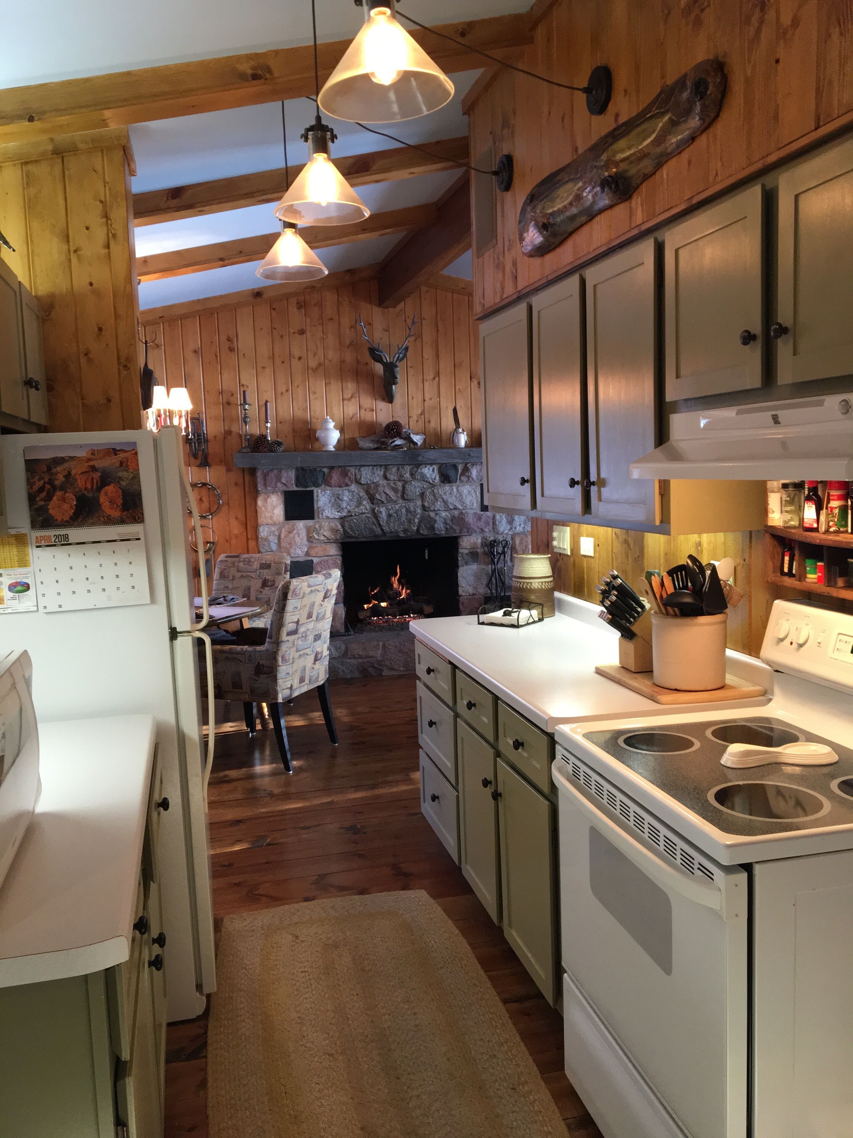 Microondas, horno, placa de cocina y lavavajillas