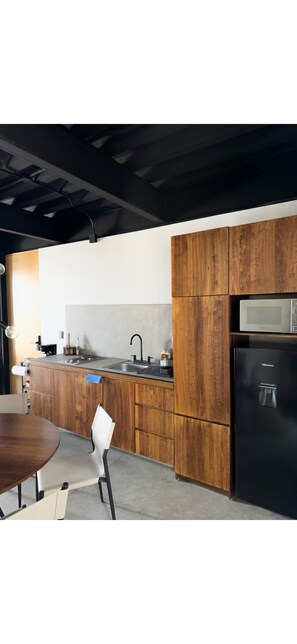 Fridge, microwave, coffee/tea maker, electric kettle - Upscale 2BR/2BA Apartment with Incredible Mountain Views (Oaxaca de Juárez)