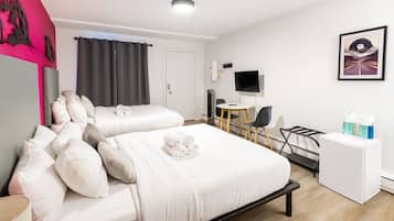 1 間睡房、熨斗/熨衫板、免費 Wi-Fi、床單