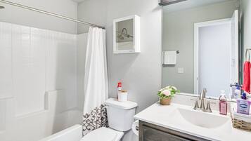 Hair dryer, towels