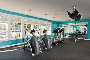 Fitness facility - Seaglass Village Unit 182: 2BR in Wells, featuring a King bed and bunk beds for 4 guests. (Wells)