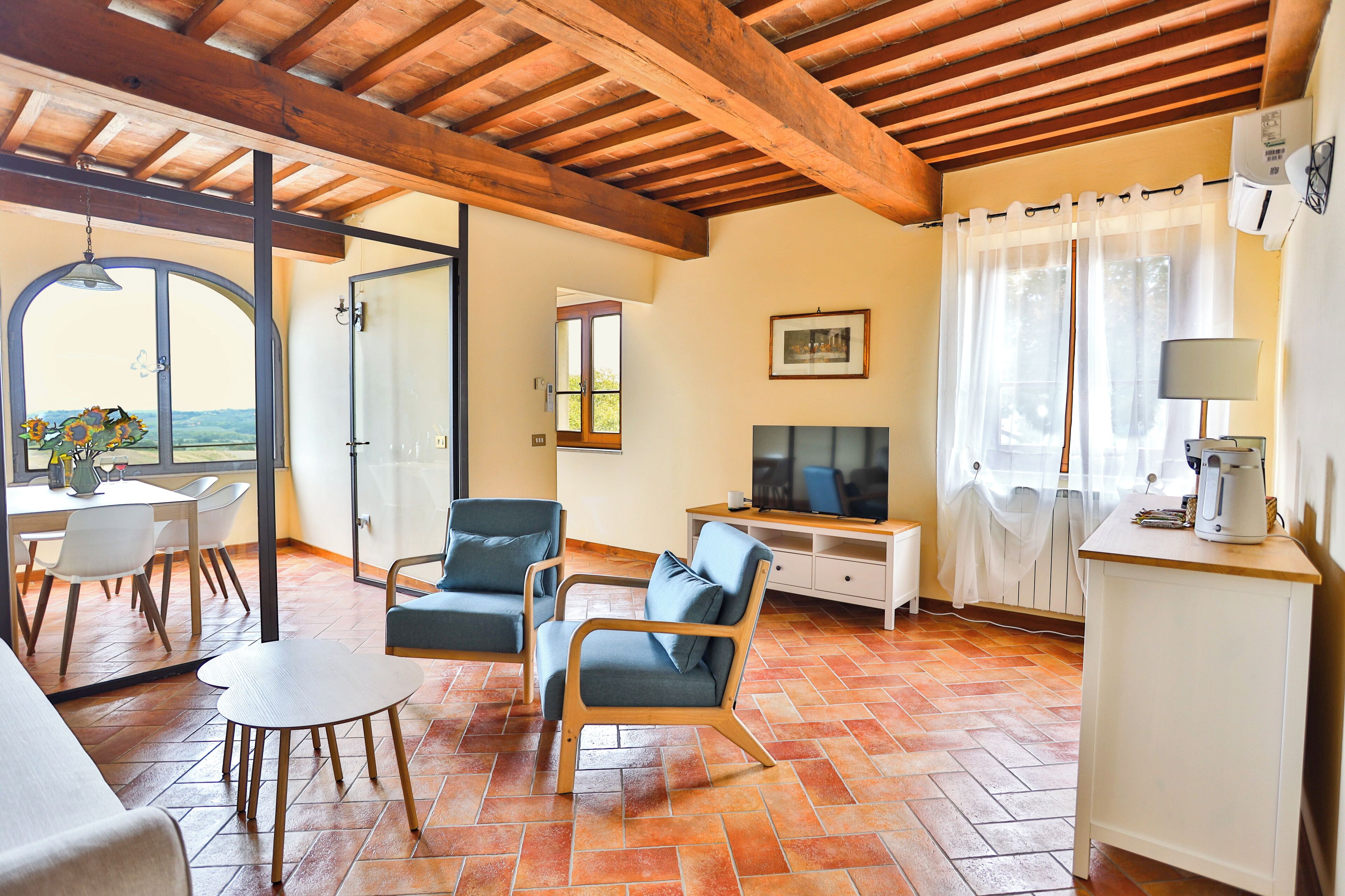 Vila Keluarga, 2 kamar tidur, dapur, pemandangan gunung | Tirai kedap cahaya, setrika/meja setrika, dan Wi-Fi gratis