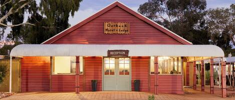 Façade de l’hébergement