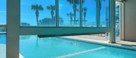 Piscine couverte, piscine chauffée